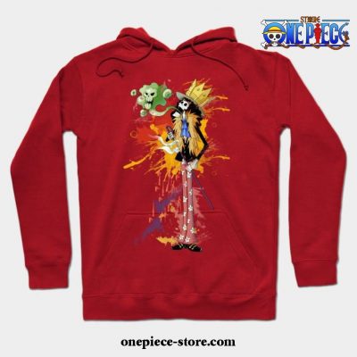 One Piece Art Work Hoodie Red / S