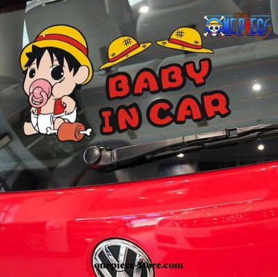 One Piece Baby In Car Stickers