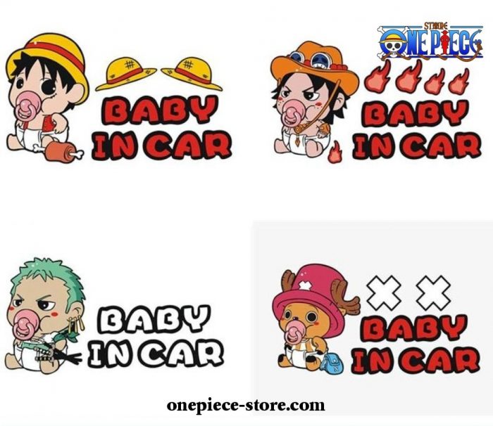 One Piece Baby In Car Stickers