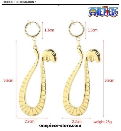 One Piece Boa Hancock Cosplay Pendant Earrings