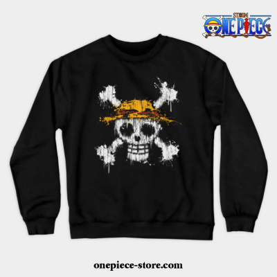 One Piece Crewneck Sweatshirt Black / S