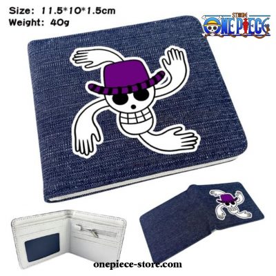 One Piece Denim Wallet Short Card Style 10