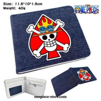 One Piece Denim Wallet Short Card Style 7