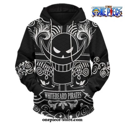 One Piece Edward Newgate Zip Up Hoodie Cosplay Without Zipper / Xxxl