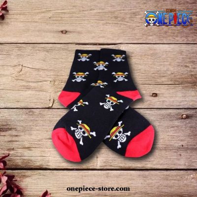 One Piece Flag Of Luffys Crew In Socks