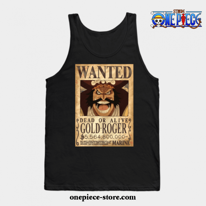 One Piece Gol D. Roger Tank Top Black / S