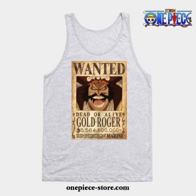 One Piece Gol D. Roger Tank Top Gray / S