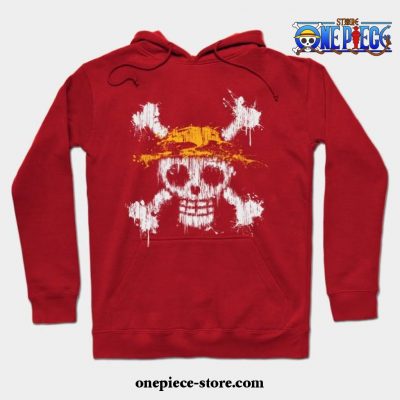 One Piece Hoodie Red / S