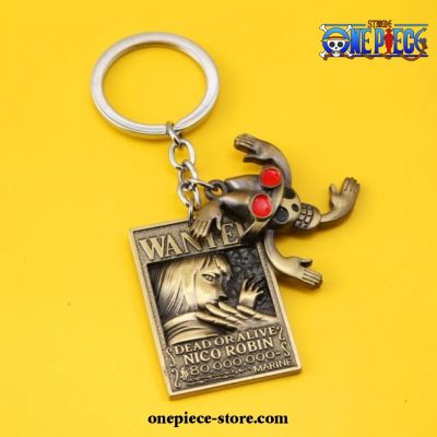 One Piece Keychain - New Wanted Pendant