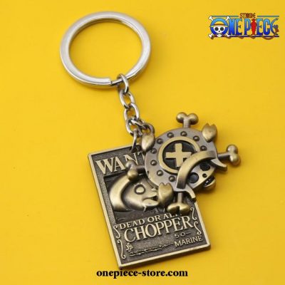 One Piece Keychain - New Wanted Pendant