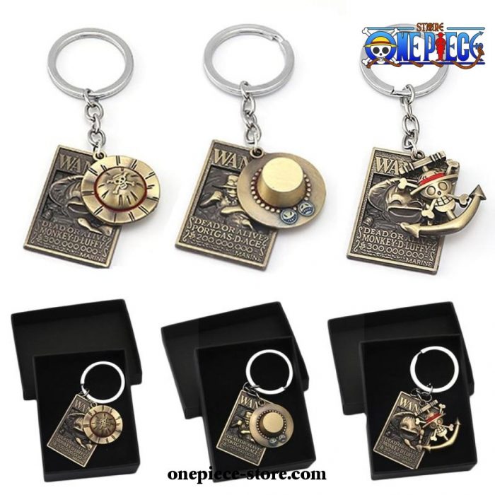 One Piece Keychain - New Wanted Pendant