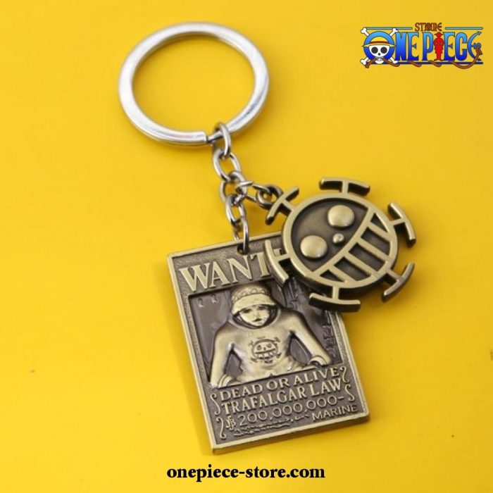 One Piece Keychain - New Wanted Pendant