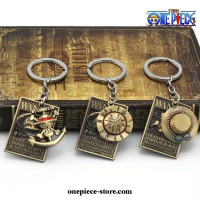 One Piece Keychain - New Wanted Pendant