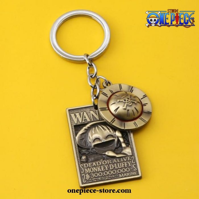 One Piece Keychain - New Wanted Pendant