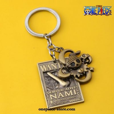 One Piece Keychain - New Wanted Pendant