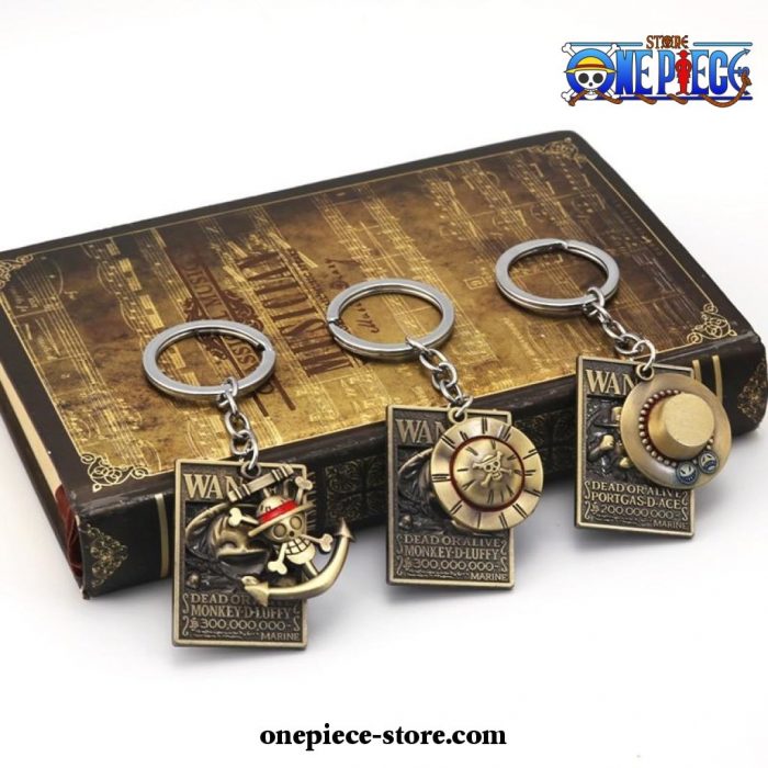 One Piece Keychain - New Wanted Pendant