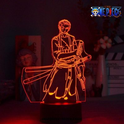 One Piece Lamp - Cool Roronoa Zoro Figurine 3D Led