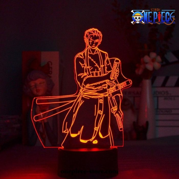 One Piece Lamp - Cool Roronoa Zoro Figurine 3D Led