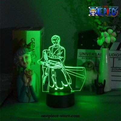 One Piece Lamp - Cool Roronoa Zoro Figurine 3D Led