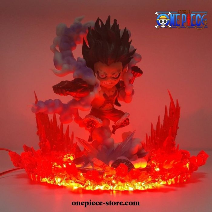 One Piece Lampara Luffy Gear 4 Snakeman Figure Led Night Light