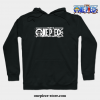 One Piece Logos Hoodie Black / S