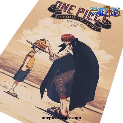 One Piece Luffy And Ace Kraft Paper Poster