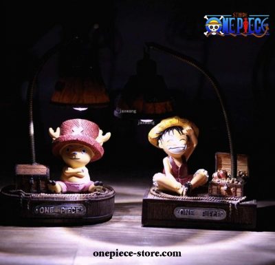 One Piece Luffy & Chopper Figure Table Lamp Home Decor