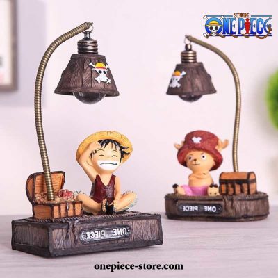 One Piece Luffy & Chopper Figure Table Lamp Home Decor