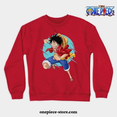 One Piece - Luffy Crewneck Sweatshirt Ver1 Red / S