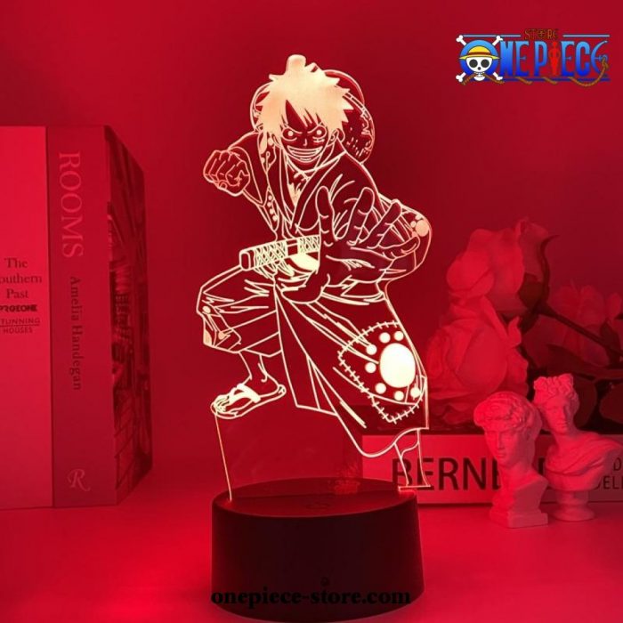 One Piece Luffy Figurine 3D Illusion Night Lamp