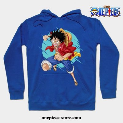 One Piece - Luffy Hoodie Blue / S