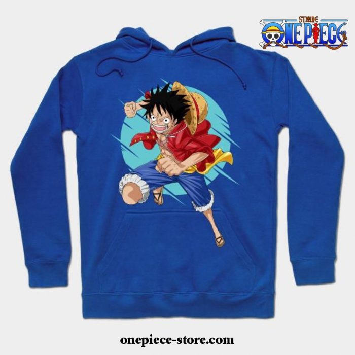 One Piece - Luffy Hoodie Blue / S