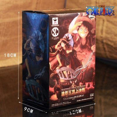 One Piece Luffy Mihawk Statue Action Figure