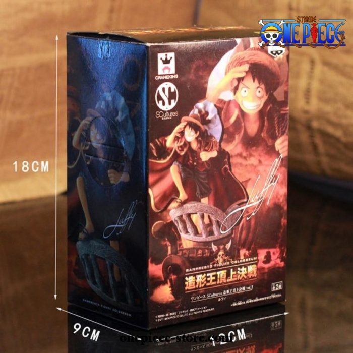 One Piece Luffy Mihawk Statue Action Figure