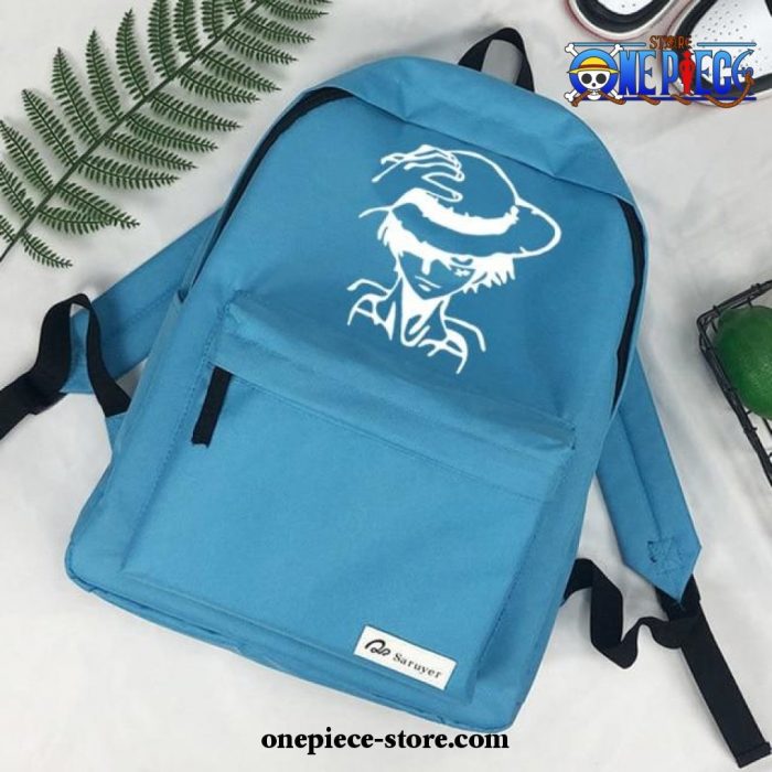 One Piece Luffy Mochila Backpack Blue