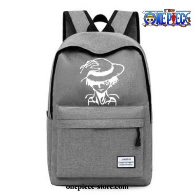 One Piece Luffy Mochila Backpack Grey