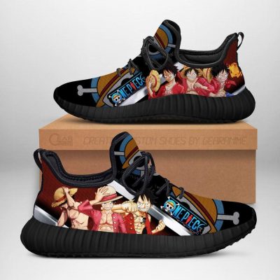 One Piece Luffy Reze Shoes One Piece Anime Shoes Fan Gift Idea TT04 Men / US6 Official One Piece Merch