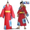 One Piece Monkey D. Luffy Cosplay Costume Kimono Outfits