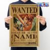 One Piece Nami Wanted Kraft Paper Poster