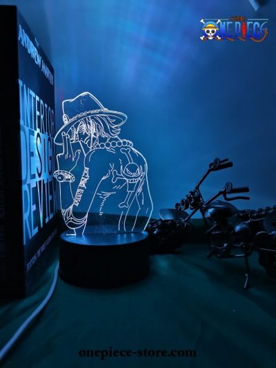 One Piece Portgas D. Ace 3D Illusion Light Led Lamp