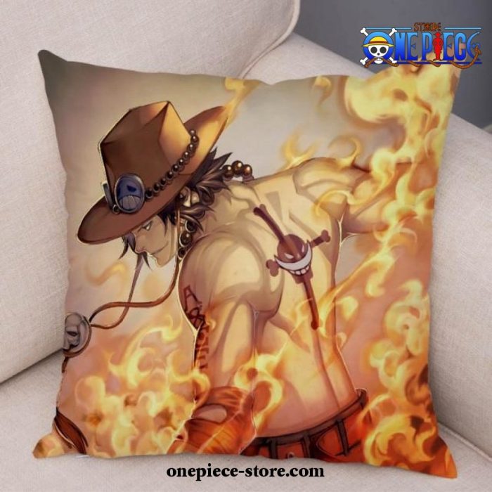 One Piece Portgas D. Ace Pillowcase Cushion Cover For Sofa