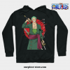 One Piece -Roronoa Zoro Hoodie Black / S