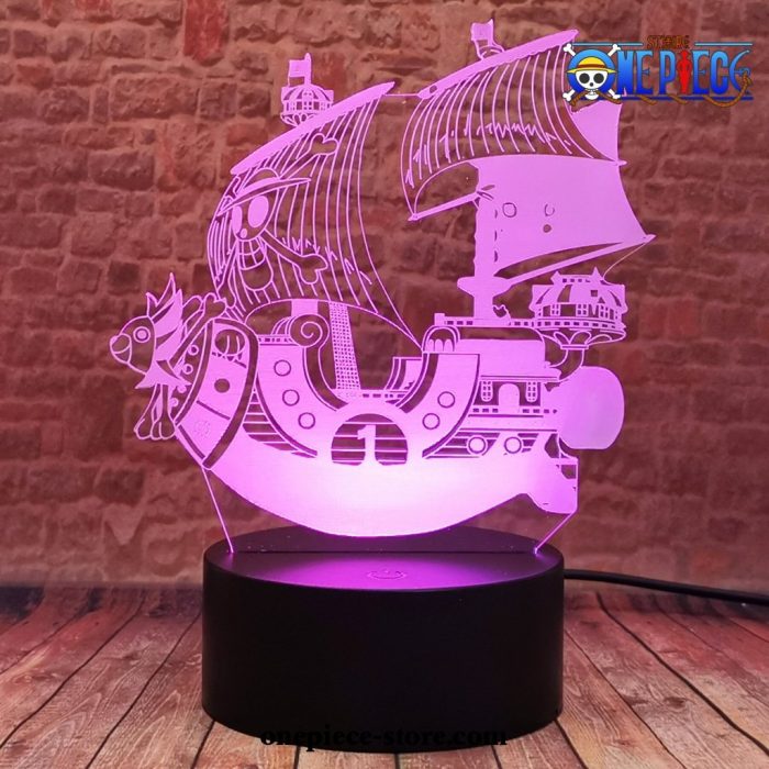 One Piece Ship Model 3D Illusion Led Lamp