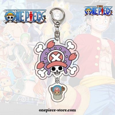 One Piece Skull Figures Acrylic Keychain Style 2