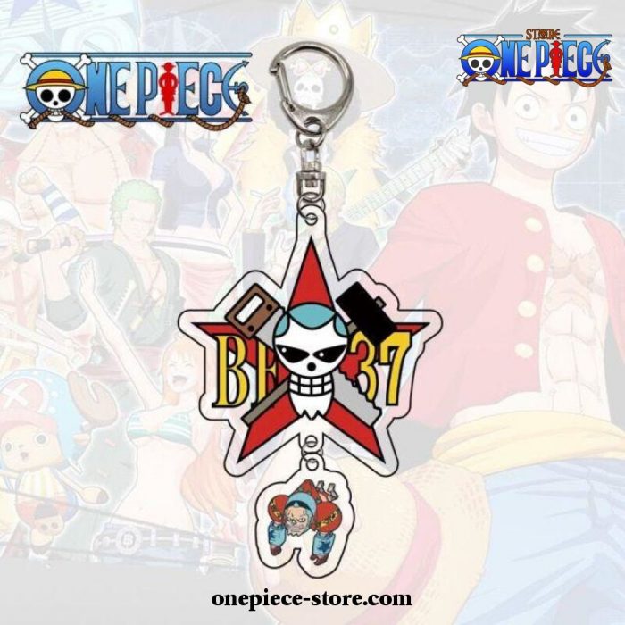 One Piece Skull Figures Acrylic Keychain Style 5