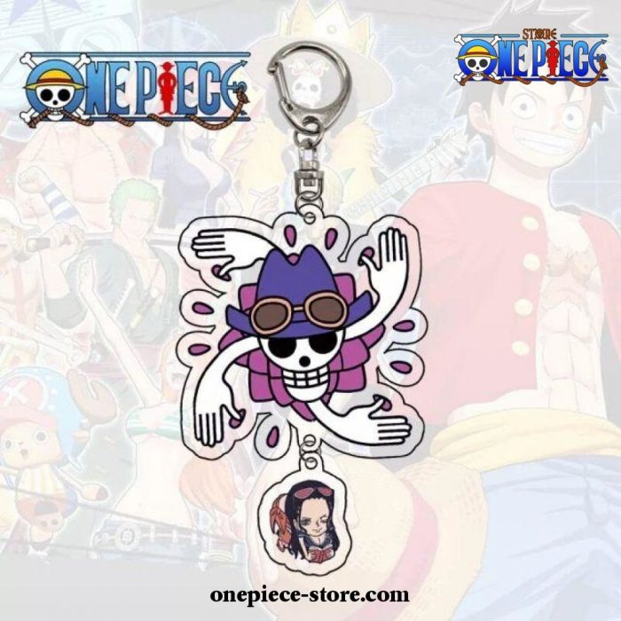 One Piece Skull Figures Acrylic Keychain Style 6