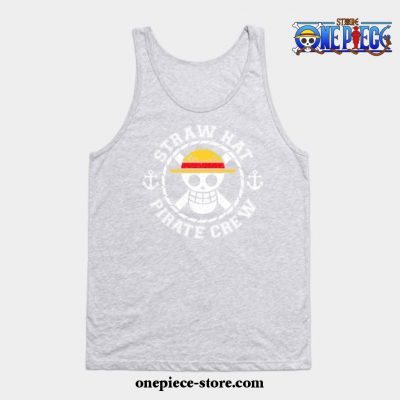 One Piece Straw Hat Crew Tank Top Gray / S