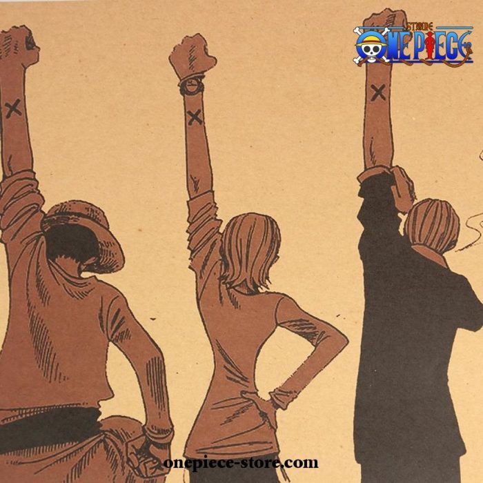 One Piece Struggle Decorative Paintings Kraft Paper Poster