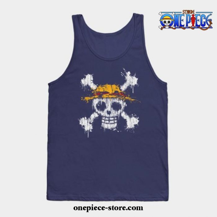 One Piece Tank Top Navy Blue / S