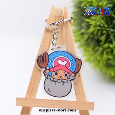 One Piece Tony Chopper Double Sided Acrylic Pendant Keychain